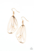 Load image into Gallery viewer, Turn Into A Butterfly - Gold Earrings