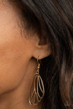 Load image into Gallery viewer, Turn Into A Butterfly - Gold Earrings