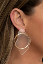Load image into Gallery viewer, Clear The Way! - Gold Post Earrings
