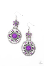 Load image into Gallery viewer, Temple of The Sun - Purple Earrings