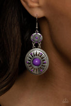 Load image into Gallery viewer, Temple of The Sun - Purple Earrings