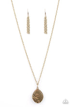 Load image into Gallery viewer, Wearable Wildflowers - Brass Necklace
