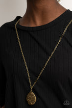 Load image into Gallery viewer, Wearable Wildflowers - Brass Necklace