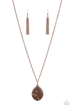 Load image into Gallery viewer, Wearable Wildflowers - Copper Necklace