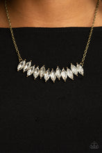 Load image into Gallery viewer, Icy Intensity - Brass Necklace