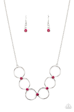 Regal Society - Pink Necklace