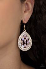 Load image into Gallery viewer, Encased Elegance - Gold Earrings