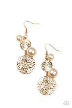 Load image into Gallery viewer, Pearl Dive - Gold Earrings