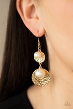Load image into Gallery viewer, Pearl Dive - Gold Earrings