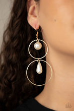 Load image into Gallery viewer, Cultured in Couture - Gold Earrings