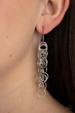 Load image into Gallery viewer, Long Live The Rebels - Silver Hoop Earrings