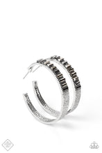 Load image into Gallery viewer, More To Love - Silver Hoop Earrings