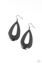 Load image into Gallery viewer, Hand It OVAL! - Black Gunmetal Earrings