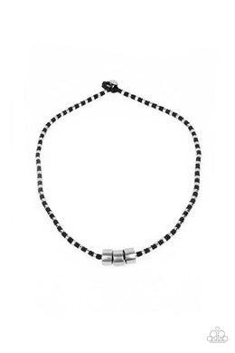 Pull The Ripcord - Black Necklace