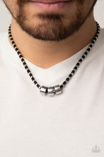 Load image into Gallery viewer, Pull The Ripcord - Black Necklace