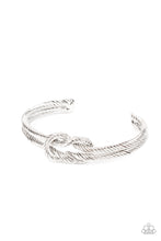 Load image into Gallery viewer, Nautical Grunge - Silver Bracelet