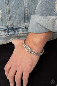 Nautical Grunge - Silver Bracelet