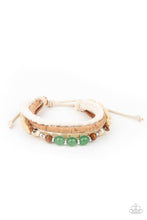 Load image into Gallery viewer, Natural-Born Navigator - Green Bracelet