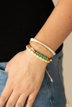 Load image into Gallery viewer, Natural-Born Navigator - Green Bracelet