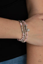Load image into Gallery viewer, Glacial Glimmer - Pink Bracelet