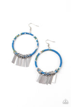 Load image into Gallery viewer, Garden Chimes - Blue Earrings