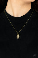 Load image into Gallery viewer, Be The Peace You Seek - Brass Necklace