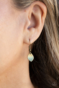 Dainty DISCovery - Brass Necklace
