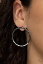 Load image into Gallery viewer, Spot On Opulence - Black Gunmetal Earrings
