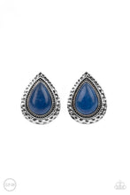 Load image into Gallery viewer, Desert Glow - Blue Clip-On Earrings