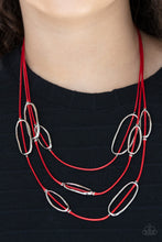 Load image into Gallery viewer, Check Your CORD-inates - Red Necklace