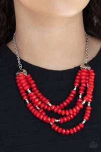 Best POSH-ible Taste - Red Necklace