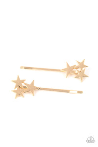 Suddenly Starstruck - Gold Bobby Pins