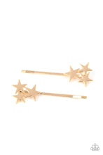 Load image into Gallery viewer, Suddenly Starstruck - Gold Bobby Pins