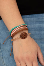 Load image into Gallery viewer, Desert Gallery - Blue Sliding Knot Bracelet