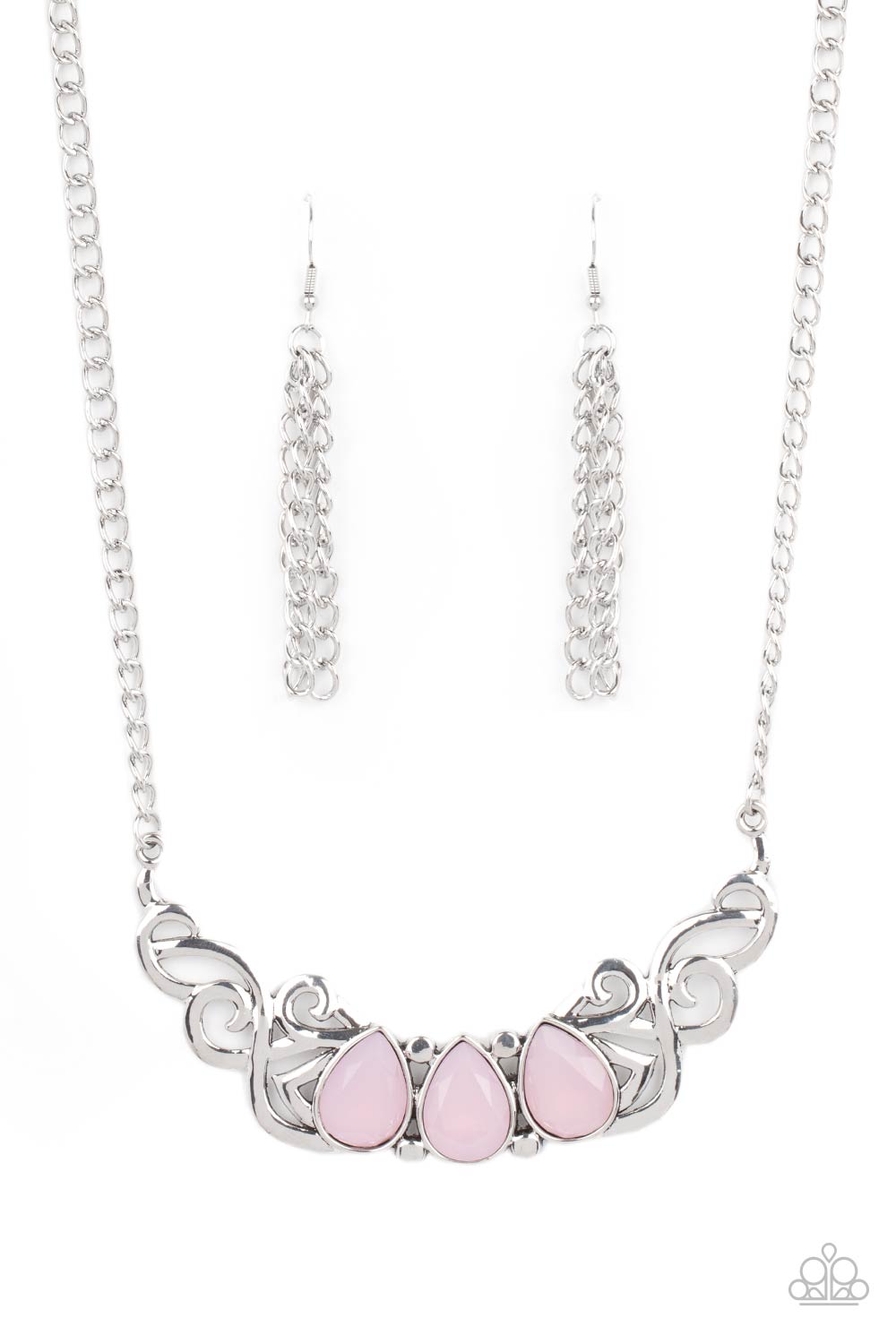 Heavenly Happenstance - Pink Necklace