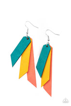 Load image into Gallery viewer, Suede Shade - Multi Earrings