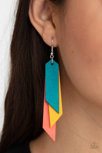 Load image into Gallery viewer, Suede Shade - Multi Earrings