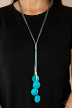 Load image into Gallery viewer, Tidal Tassels - Blue Necklace