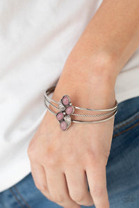 Eco Enthusiast - Pink Cuff Bracelet