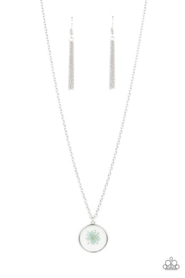 Tea Party Tease - Blue Necklace