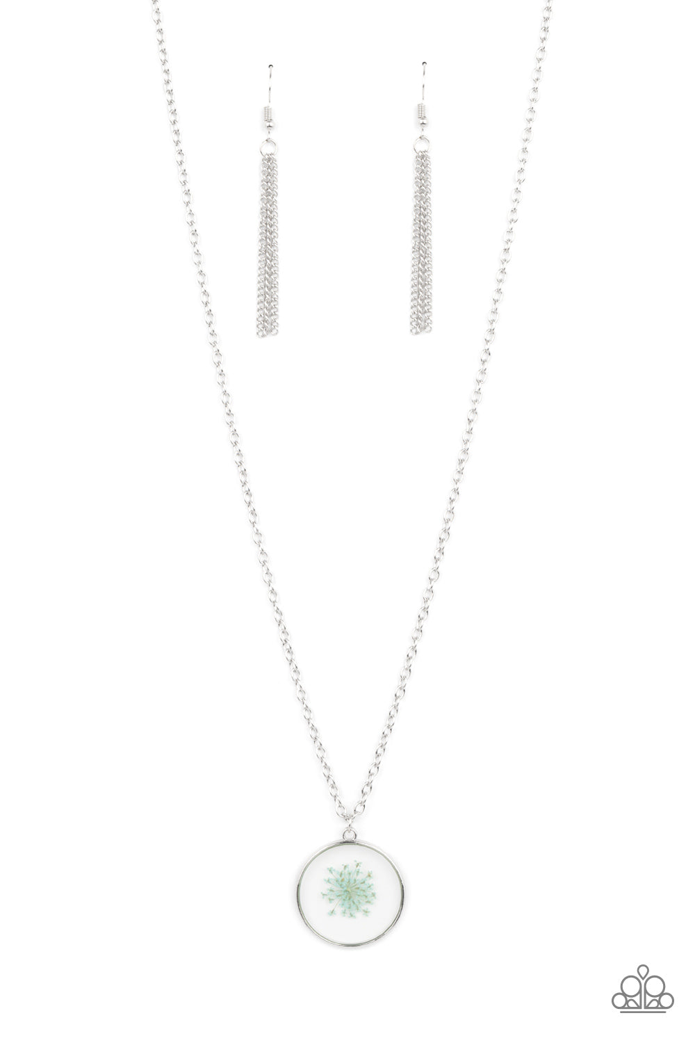 Tea Party Tease - Blue Necklace