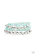 Load image into Gallery viewer, Delightfully Disco - Blue Set of Bracelets