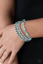 Load image into Gallery viewer, Delightfully Disco - Blue Set of Bracelets