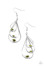 Load image into Gallery viewer, Drop Down Dazzle - Green Earrings