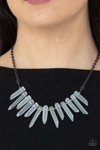 Ice Age Intensity - Black Gunmetal Necklace