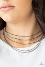 Load image into Gallery viewer, Dangerously Demure - Black Necklace