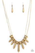 Load image into Gallery viewer, Dangerous Dazzle - Brass Necklace