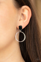 Load image into Gallery viewer, Prismatic Perfection - Black Post Earrings
