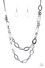 Load image into Gallery viewer, The OVAL-achiever - Black Gunmetal Necklace
