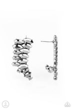 Load image into Gallery viewer, Explosive Elegance - Silver Ear Crawler Earrings